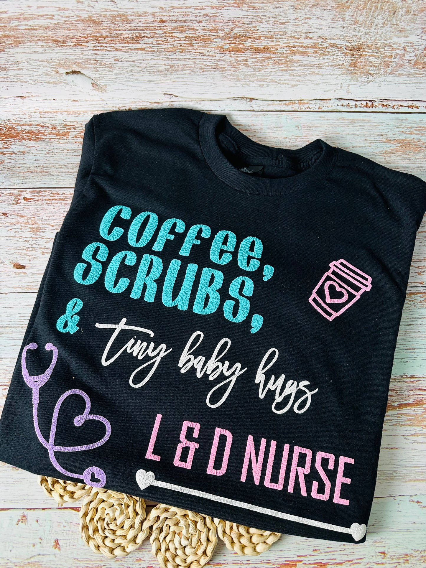 Nurse Puffy Vinyl T-Shirt