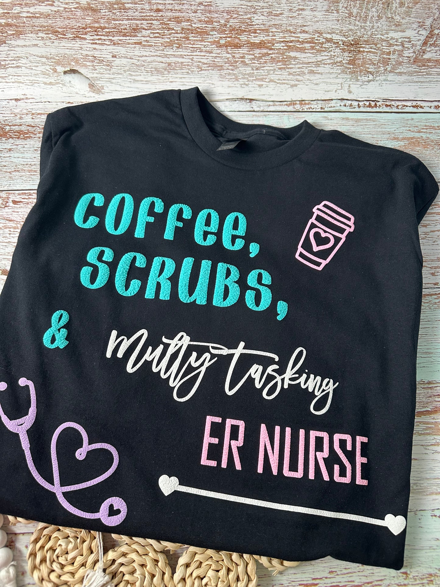 Nurse Puffy Vinyl T-Shirt