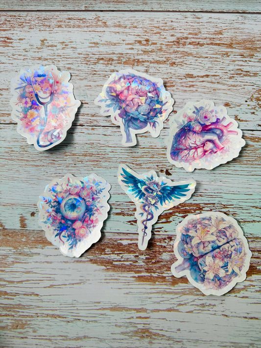 Medical and Flower Stickers