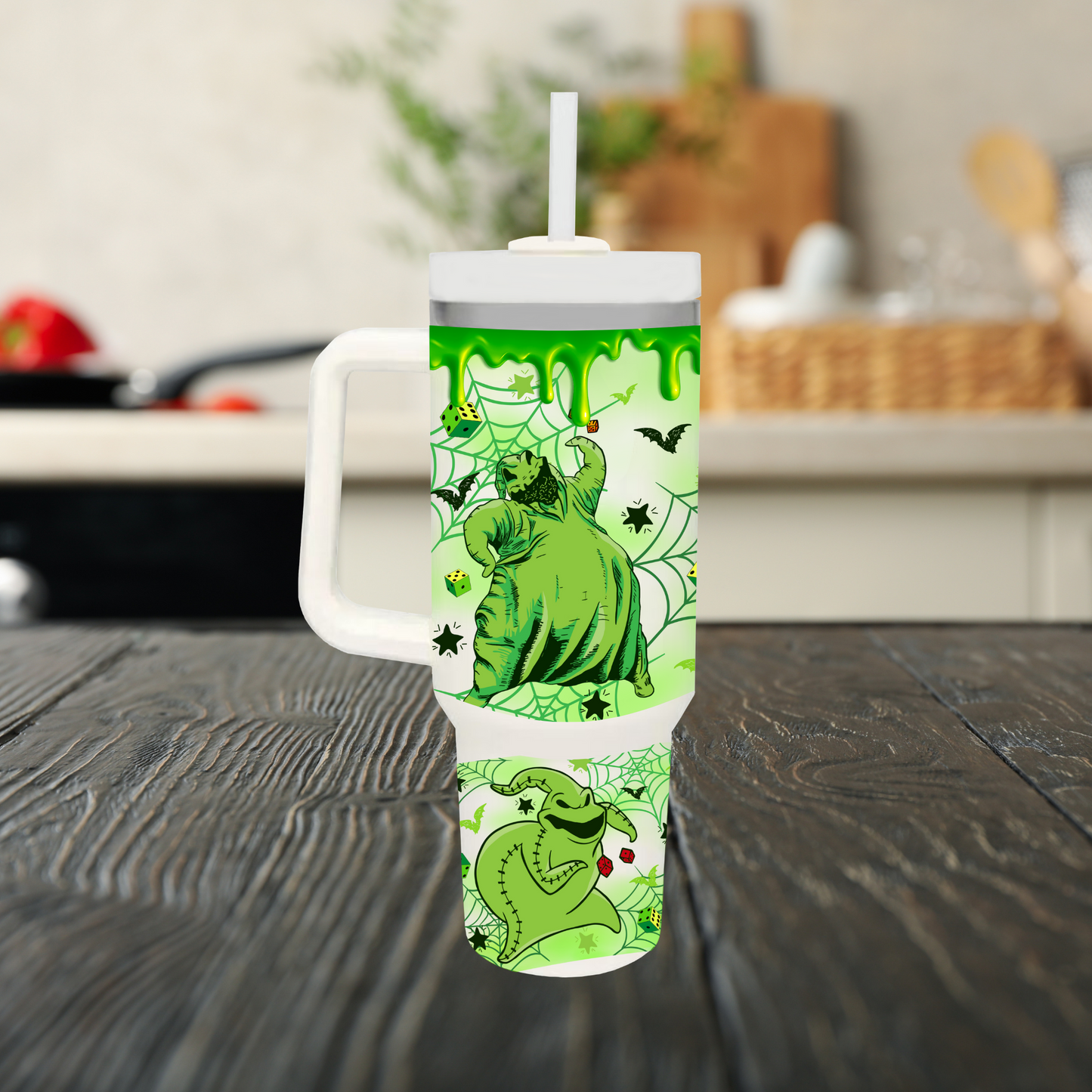 The Boogie Man 40oz Tumbler Dupe Handle