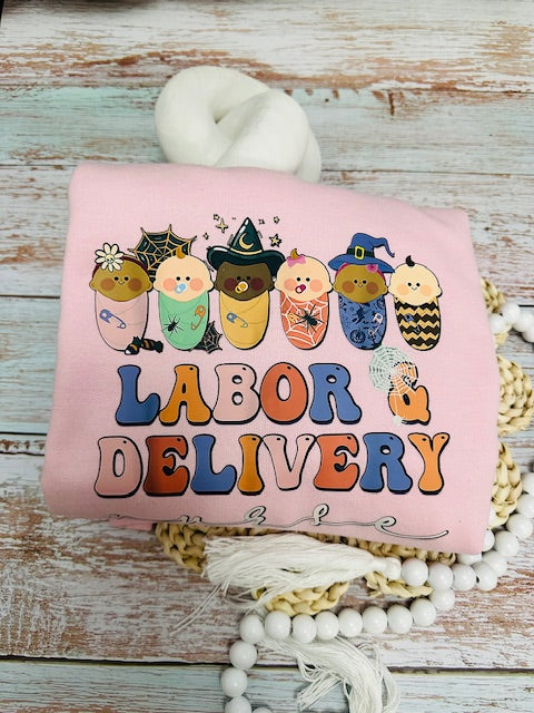 Labor and Delivery Halloween Crewneck