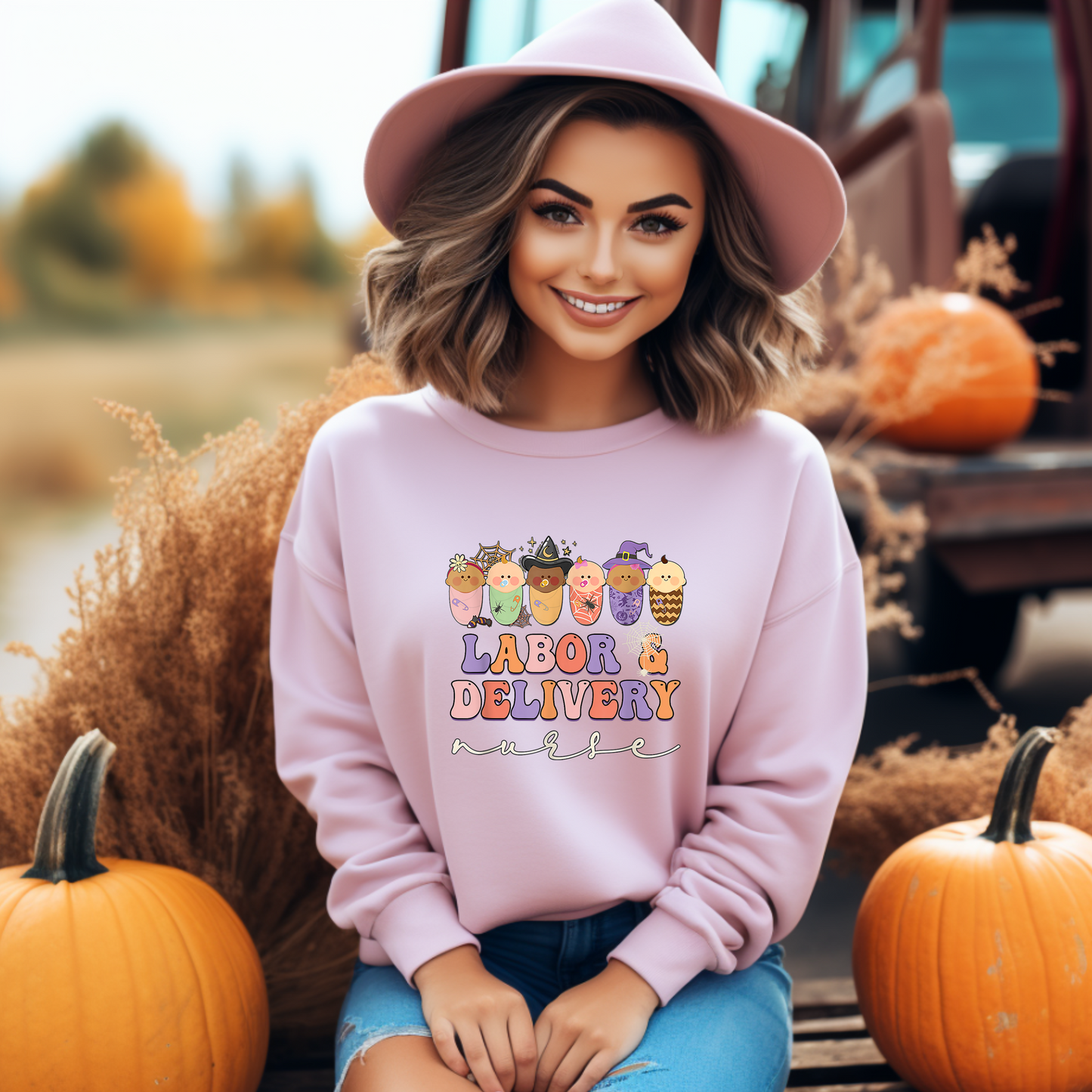 Labor and Delivery Halloween Crewneck