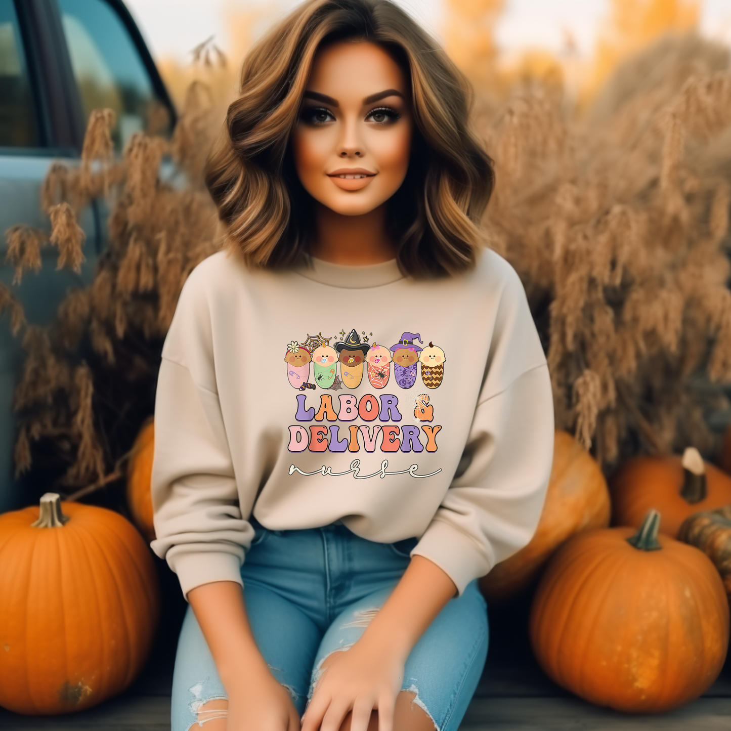 Labor and Delivery Halloween Crewneck