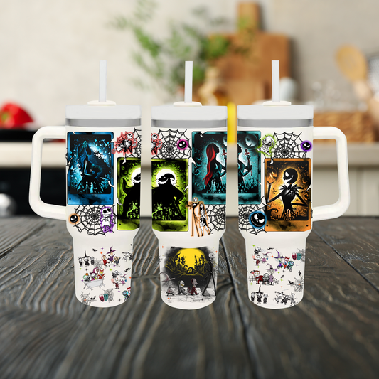 Halloween 40oz Tumbler Dupe Handle